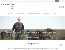 Tablet Screenshot of craigmore.com